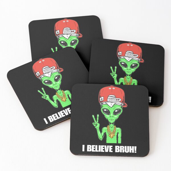 Item preview, Alien Peace Sign I Believe Bruh designed and sold by Imemewell.