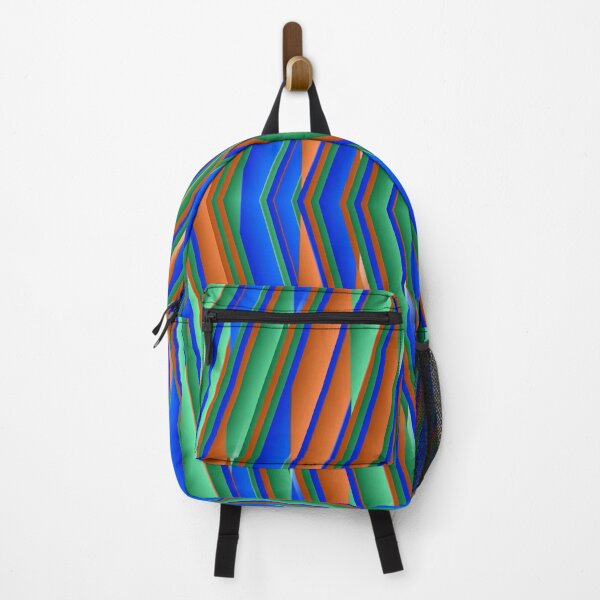 Item preview, Vibrant Zigzag Geometric Pattern Design designed and sold by IntelliMindDesigns.