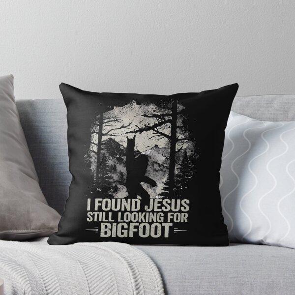 Item preview, I Found Jesus Still Looking For Bigfoot Funny Christian designed and sold by Jackstudioo.