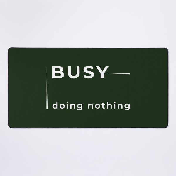 Item preview, Doing nothing statement in white lettering - minimalist artwork designed and sold by unique art and design.