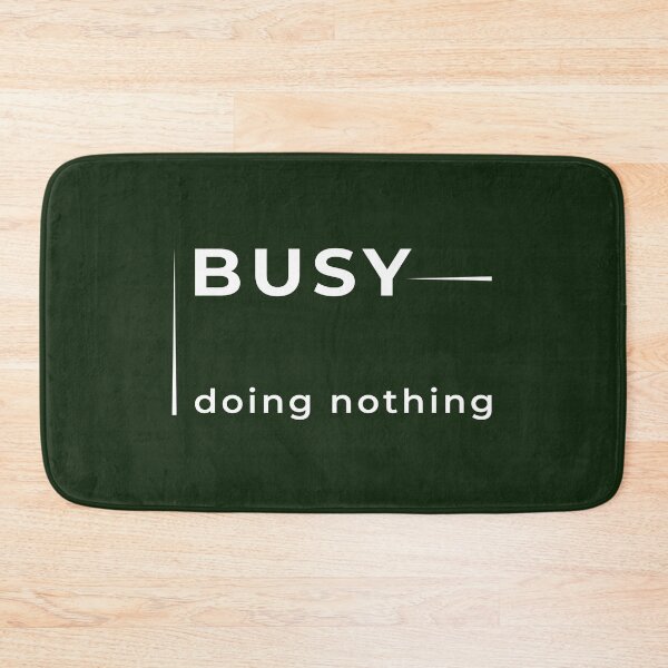 Item preview, Doing nothing statement in white lettering - minimalist artwork designed and sold by unique art and design.