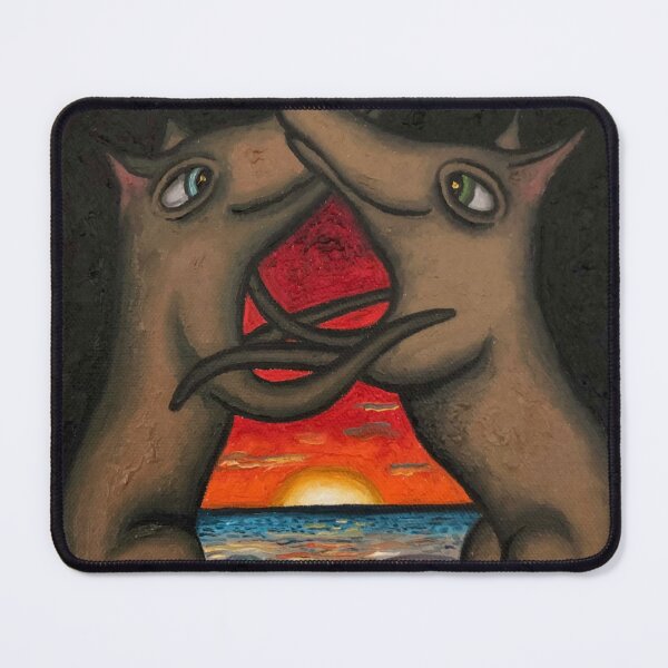Item preview, Surreal Twin Creatures at Sunset designed and sold by TomatiLove.