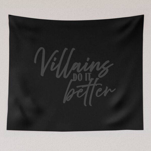 Item preview, Villains Do It Better | Dark Romance Antihero Reader Gift designed and sold by TripleMoonCrafts.