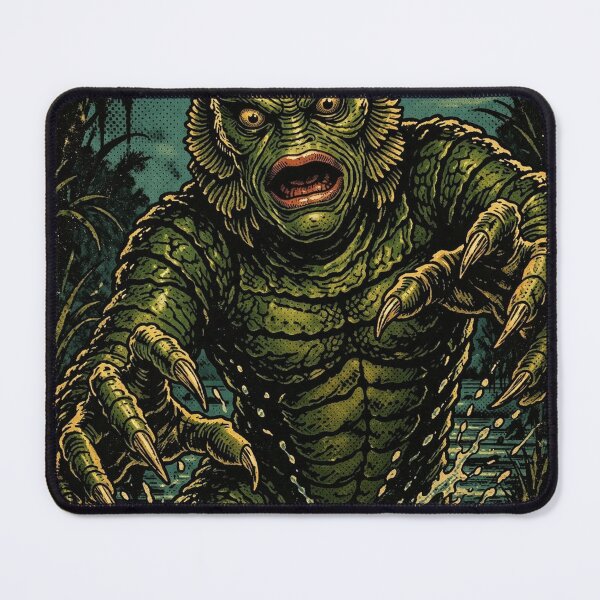 Item preview, The Creature From the Black Lagoon Action Comic Book Style Art designed and sold by judgehydrogen.