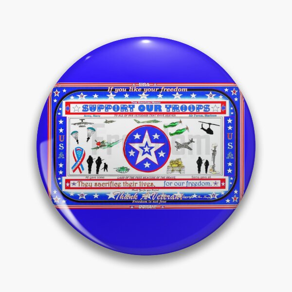 Item preview, Patriotic  /  SUPPORT OUR TROOPS        //    designed and sold by Imagin8er.