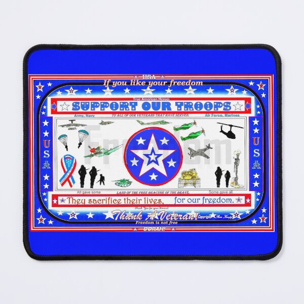 Item preview, Patriotic / SUPPORT OUR TROOPS // designed and sold by Imagin8er.