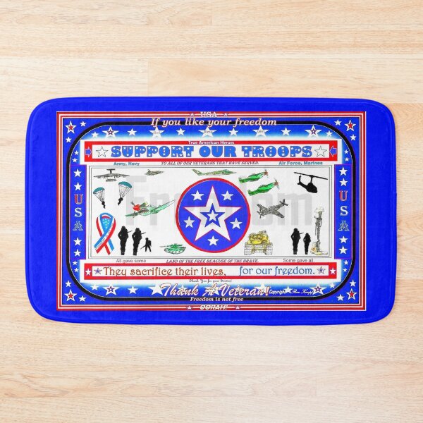 Item preview, Patriotic  /  SUPPORT OUR TROOPS        //    designed and sold by Imagin8er.