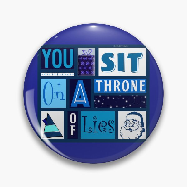 Item preview, Throne Of Lies Blue designed and sold by Normbot2000.