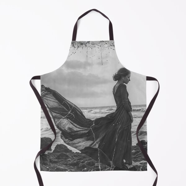 Item preview, Woman By Sea Black and White designed and sold by PyxieZen.