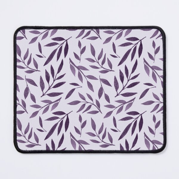 Item preview, Purple Watercolour Leaf Botanical Pattern on Lavender designed and sold by CMF Designs.