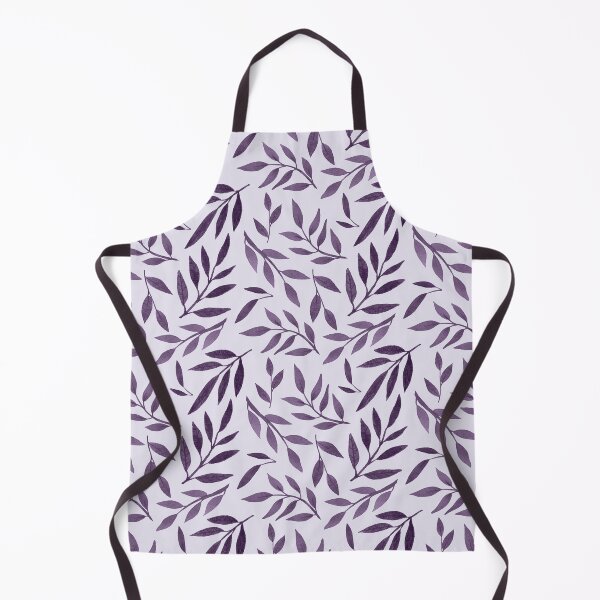 Item preview, Purple Watercolour Leaf Botanical Pattern on Lavender designed and sold by CMF Designs.