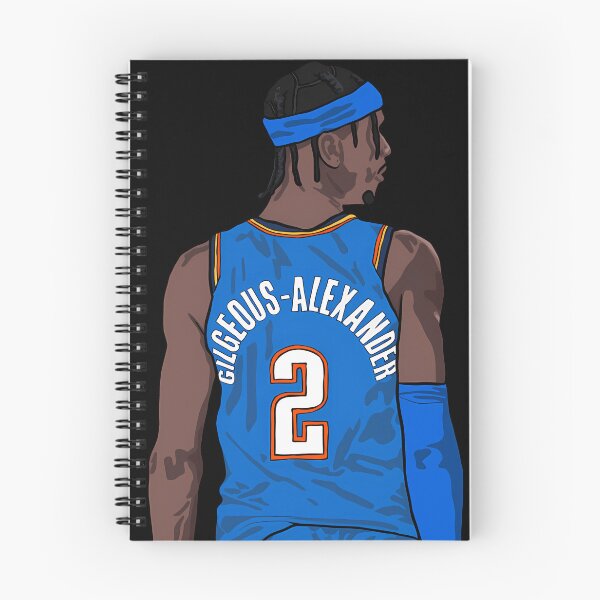 Artikelvorschau, Shai Gilgeous-Alexander Zurück-Zu entworfen und verkauft von Renver.