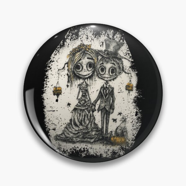Item preview, Gothic Wedding Couple designed and sold by RonnyMilleo.