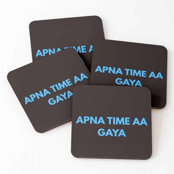 Item preview, Apna Time Aa Gaya Hindi Motivational Quote designed and sold by Singhpawan.