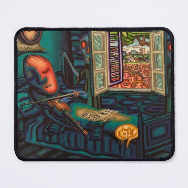 Item preview, Surreal Violinist in Bed designed and sold by TomatiLove.