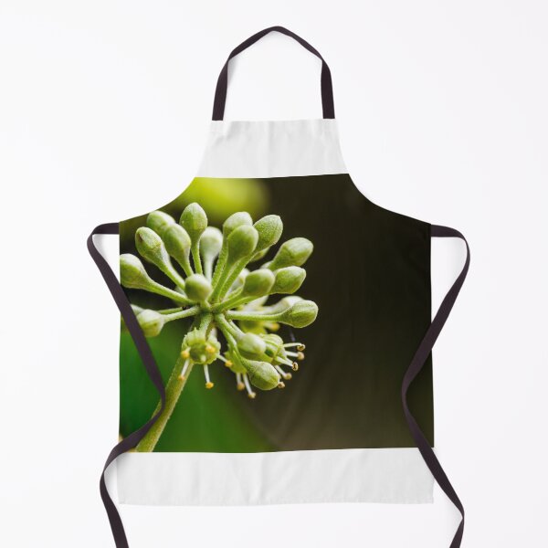 Item preview, Green Flower Buds Macro Close-Up On Stem With Emerging Blossoms And Pollen Detail designed and sold by Nmallia.