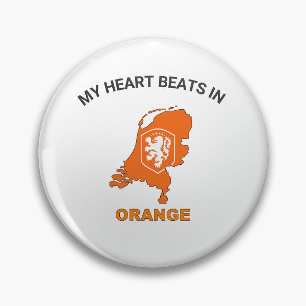 Item preview, Netherlands Dutch Lion - My Heart Beats in Orange designed and sold by FancifulDesign.