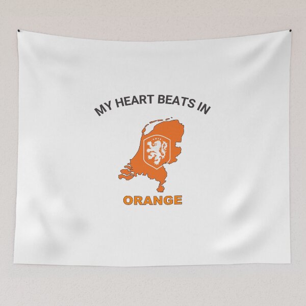 Item preview, Netherlands Dutch Lion - My Heart Beats in Orange designed and sold by FancifulDesign.