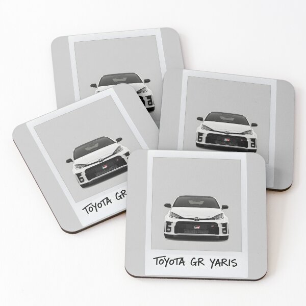 Item preview, Toyota GR Yaris Gazoo Racing Modern Retro Polaroid Style Art designed and sold by Motorline44.