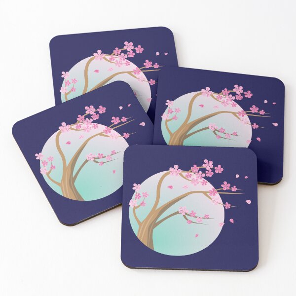 Item preview, Japanese Cherry Blossom Sakura Tree Zen Pastel Art designed and sold by SolutionsArt.