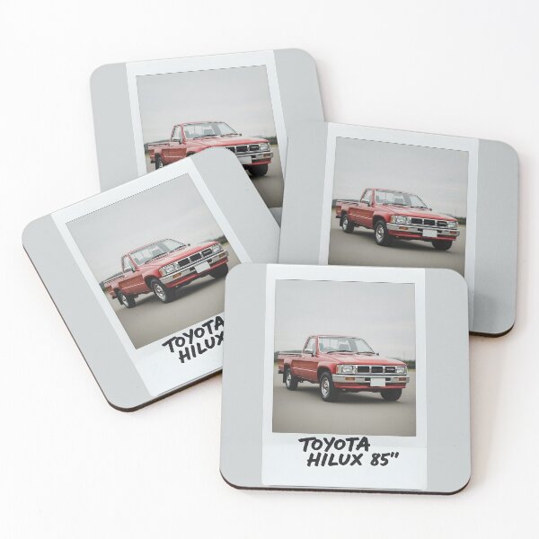 Item preview, Toyota Hilux 1985 Pickup Classic Retro Polaroid Style Art designed and sold by Motorline44.