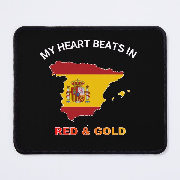 Item preview, Spain Spanish Bull - My Heart Beats in Red and Gold designed and sold by FancifulDesign.