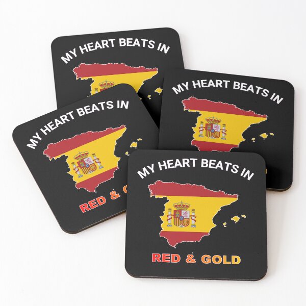Item preview, Spain Spanish Bull - My Heart Beats in Red and Gold designed and sold by FancifulDesign.