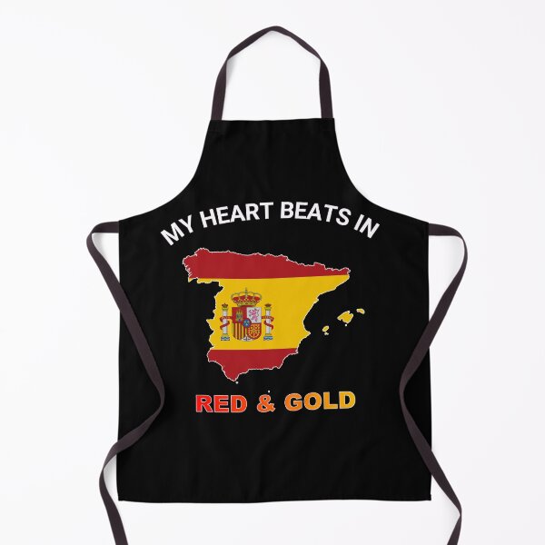 Item preview, Spain Spanish Bull - My Heart Beats in Red and Gold designed and sold by FancifulDesign.