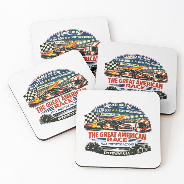 Item preview, American Race Stock Car Retro Motorsport designed and sold by SplashTastic.