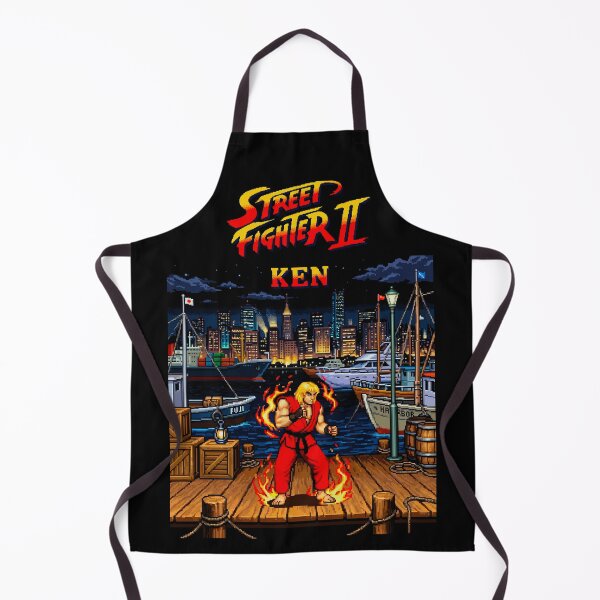 Item preview, Ken Masters Battle Harbor Street Fighter Retro 90s designed and sold by Dark Days Design.