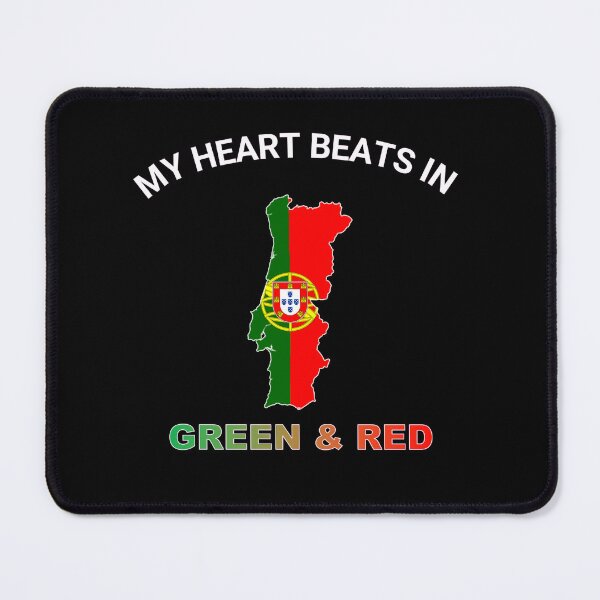 Item preview, Portugal Barcelos Rooster - My Heart Beats in Red Green designed and sold by FancifulDesign.