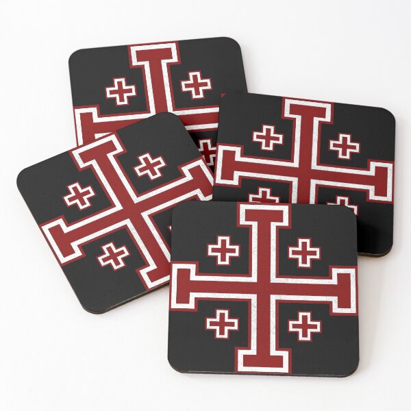Item preview, Jerusalem Cross Christian Crusader Symbol Vintage Design designed and sold by Fradikal.
