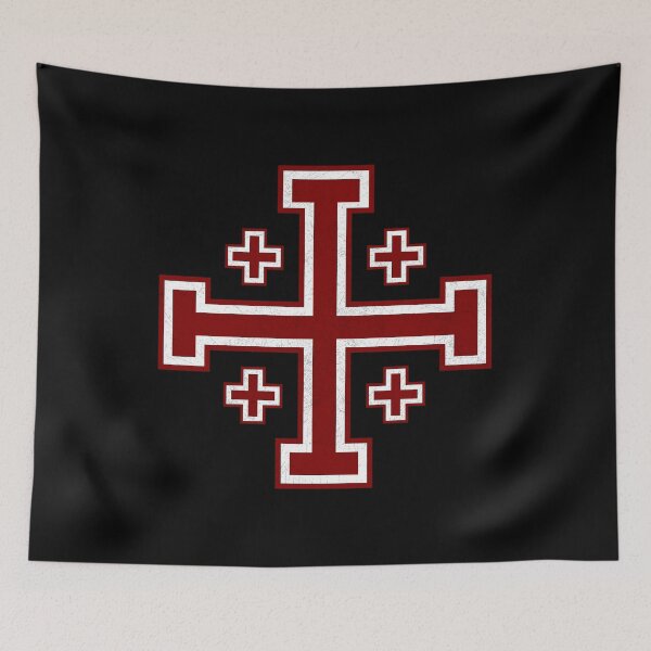 Item preview, Jerusalem Cross Christian Crusader Symbol Vintage Design designed and sold by Fradikal.