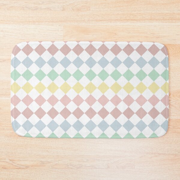 Item preview, Soft Pastel Diamond Grid Decor | Minimal Geometric Pattern designed and sold by Mellowtint Studio.