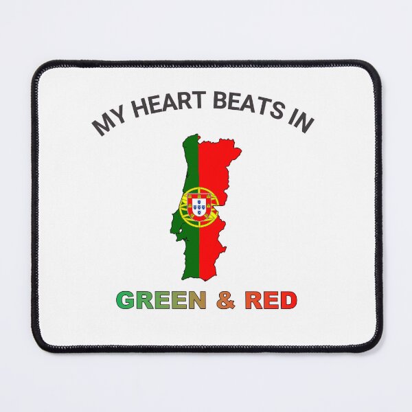 Item preview, Portugal Barcelos Rooster - My Heart Beats in Red Green designed and sold by FancifulDesign.