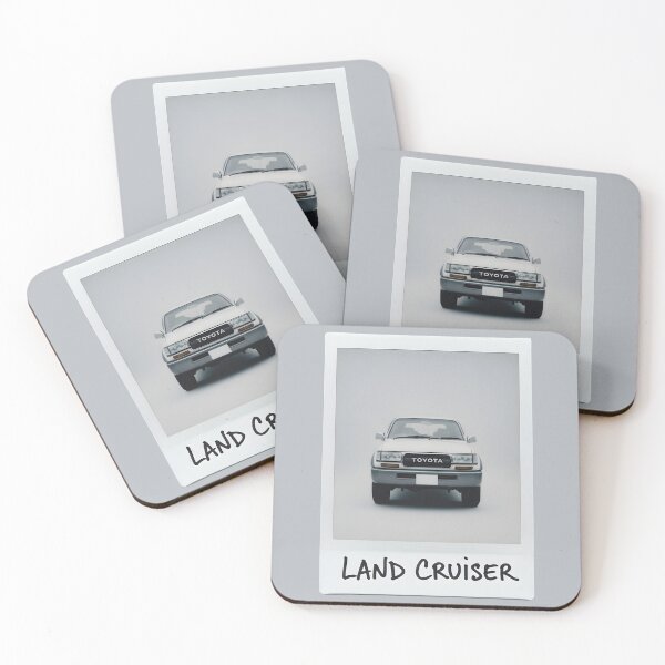 Item preview, Toyota Land Cruiser 80 Series 4x4 Modern Retro Polaroid Style Art designed and sold by Motorline44.