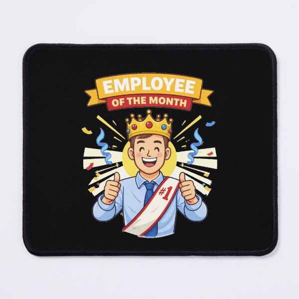 Item preview, Employee of the Month ? #1 Worker Award (Funny Office Graphic) designed and sold by Kiziorq.