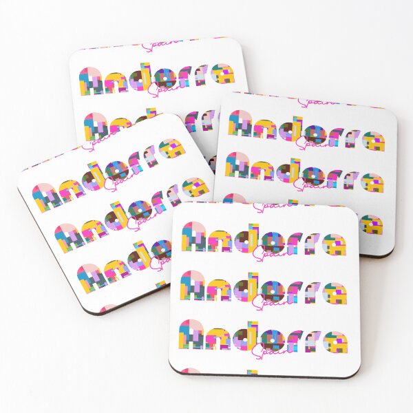 Item preview, Andorra, Spain, Vibrant Abstract City Typography Art designed and sold by Wanderful-roads.