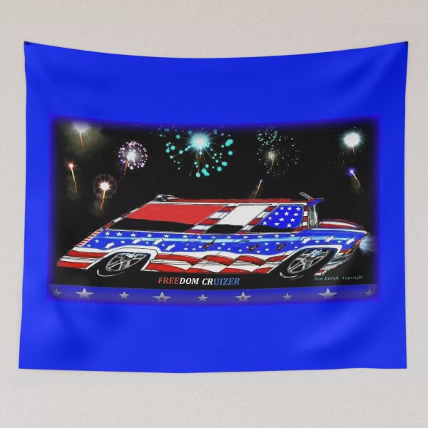Item preview, patriotic // FREEDOM CRUIZER! designed and sold by Imagin8er.