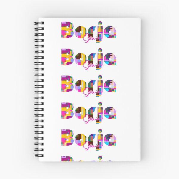 Item preview, Borja, Spain, Vibrant Abstract City Typography Art designed and sold by Wanderful-roads.