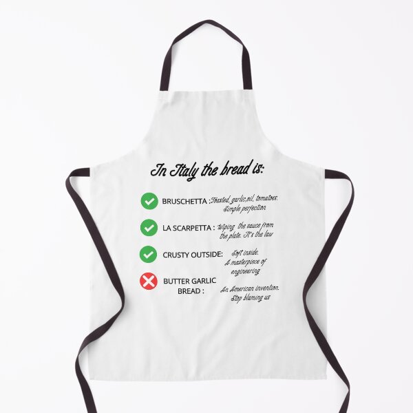 Item preview, Funny Italian Food Rules: The Bread Checklist Joke designed and sold by TheItaliandilemma.