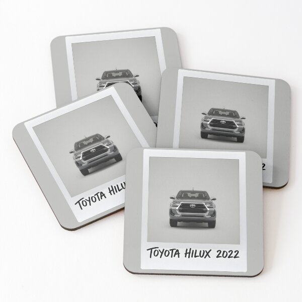 Item preview, Toyota Hilux 2022 Modern Pickup Truck Retro Polaroid Style Art designed and sold by Motorline44.