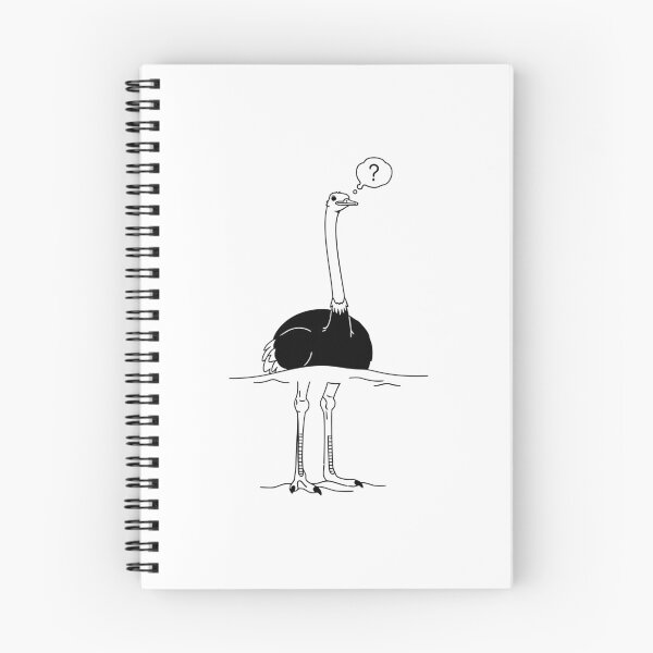 Item preview, Confused Ostrich designed and sold by Amir Faysal.