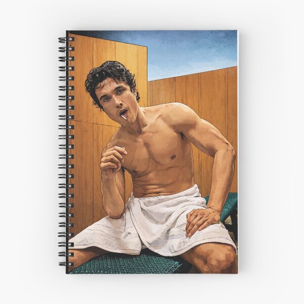 Item preview, Charles Melton in the sauna, wearing a towel (fan art) designed and sold by PopCultureAndStuff.