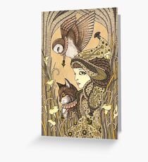 Harmony - 3 Of Charms Greeting Card
