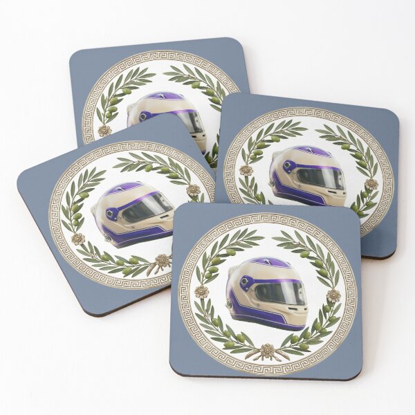 Item preview, Olympian Racing Helmet Emblem designed and sold by ticzla95.