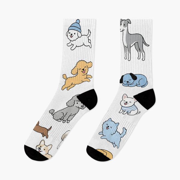Item preview, Cute Dog Cartoon Set Kawaii Puppy Illustration Collection for Dog Lovers designed and sold by VineVibe16Studio.