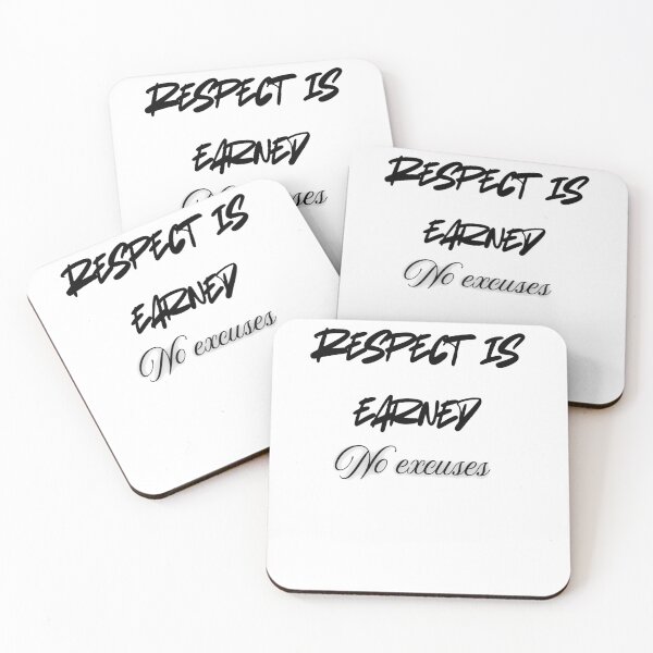 Item preview, Respect Is Earned No Excuses – Motivational Discipline Quot designed and sold by Remy.01.