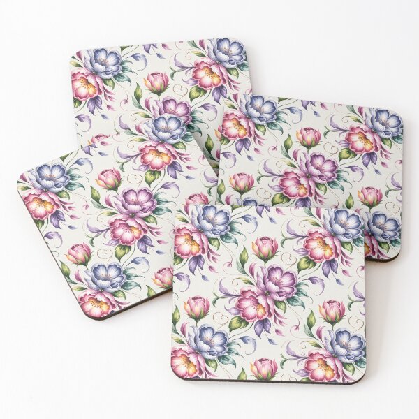 Item preview, Floral Pattern with Vivid Blooms designed and sold by jkrphoto.