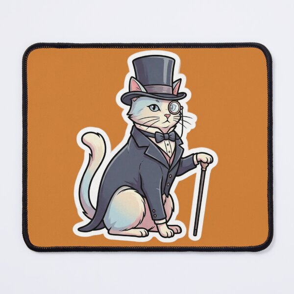 Item preview, gentleman cat designed and sold by Don Dorondon Studio.